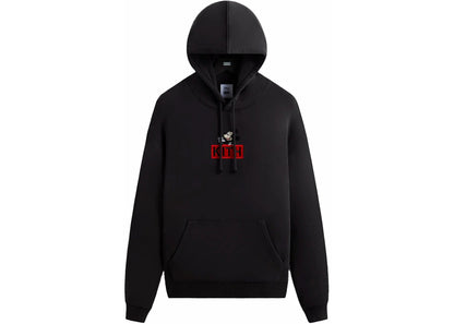 kith x disney mickey & friends mickey classic logo hoodie black