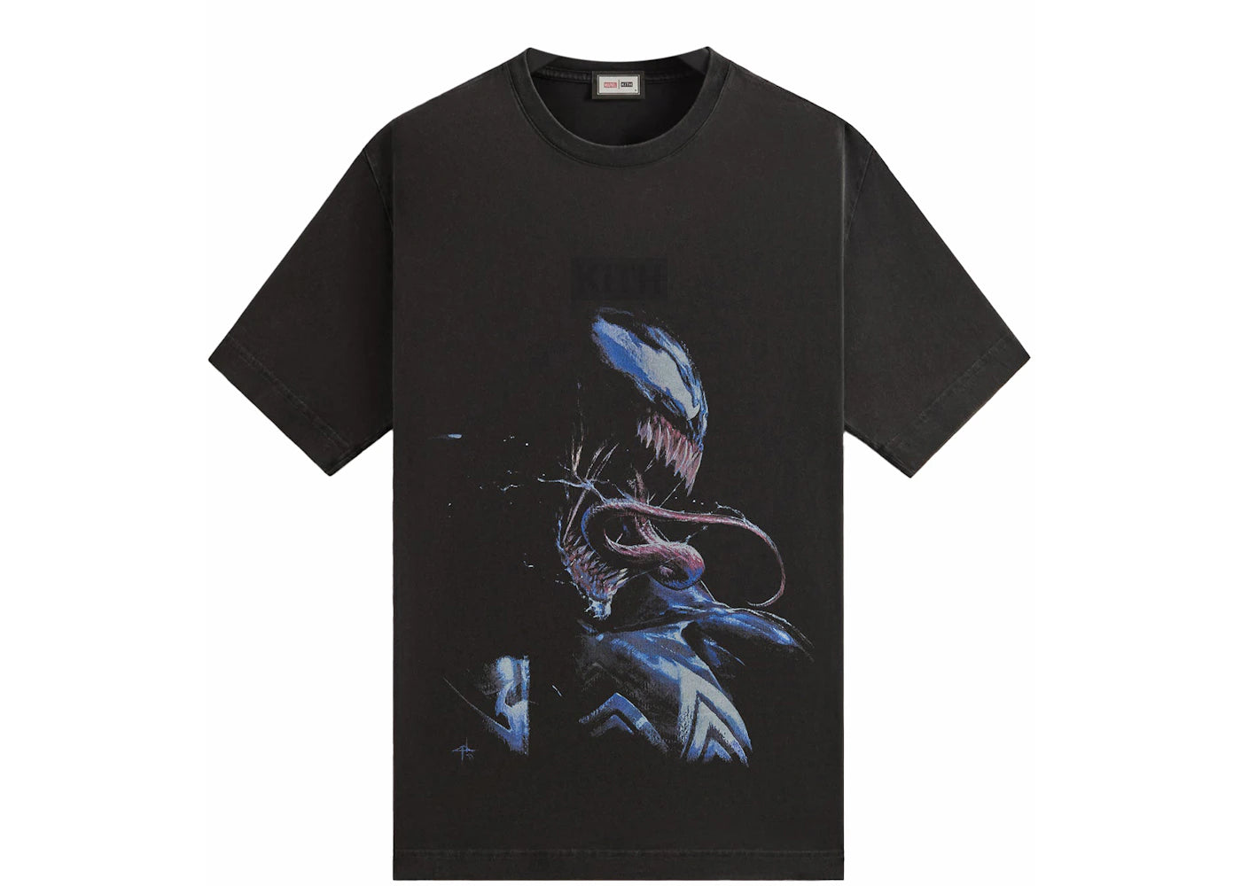 kith x marvel lethal protector vintage tee black