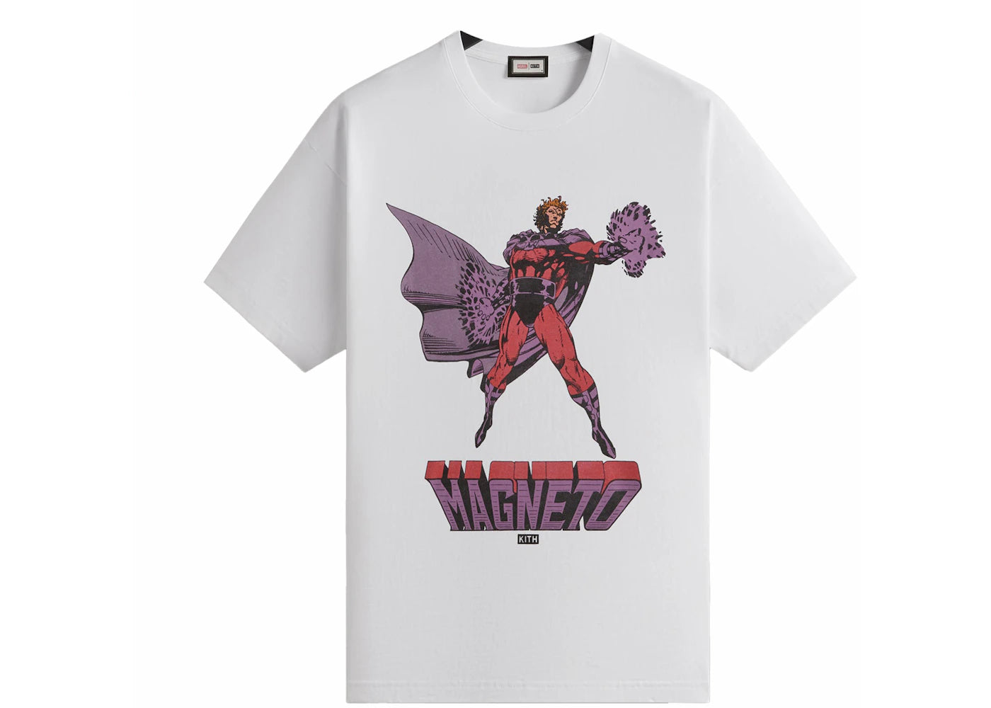 kith x marvel magneto vintage tee white