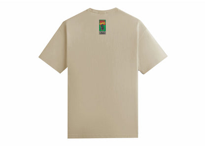 kith x marvel mysterio spiderman vintage tee sandrift