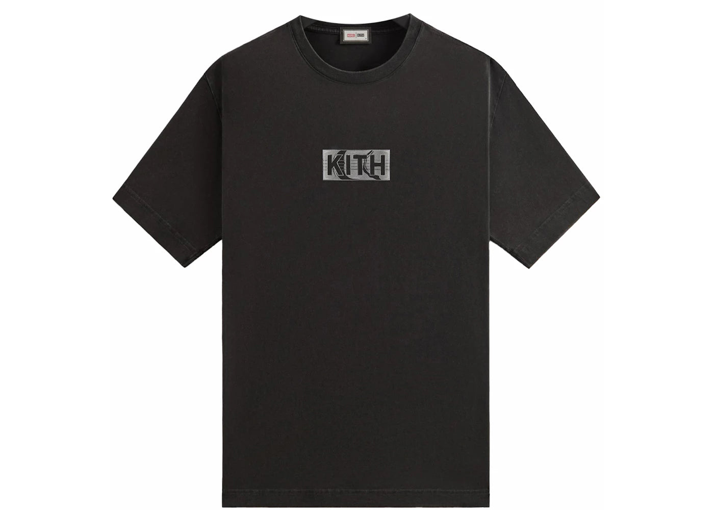 kith x marvel silver surfer vintage tee black