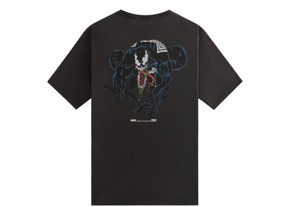 kith x marvel venom vintage tee black