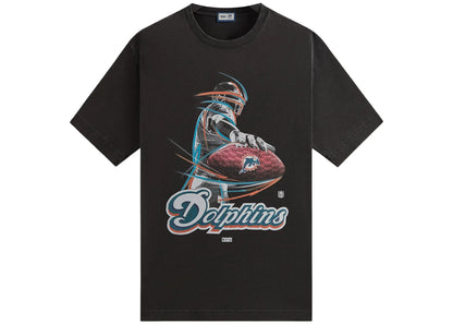 kith x nfl 47 dolphins vintage tee black