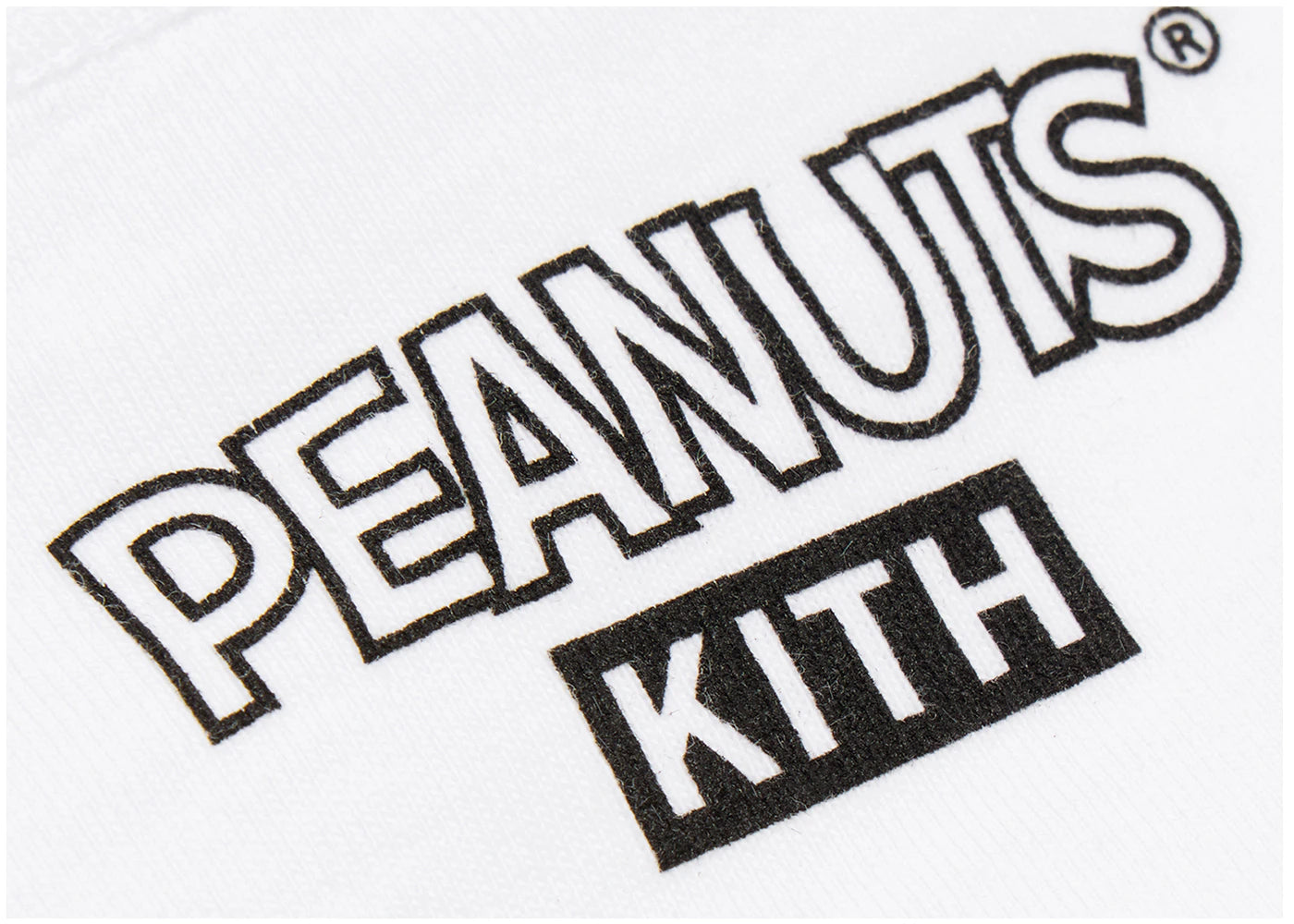 kith x peanuts doghouse tee white