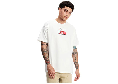 kith x peanuts doghouse tee white