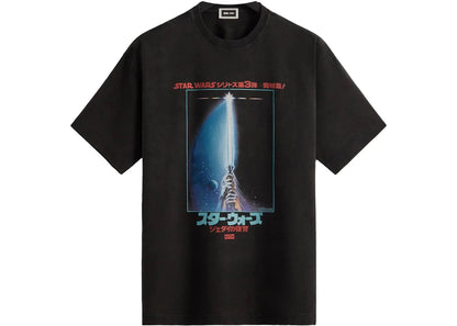 kith x star wars japanese poster vintage tee black ph