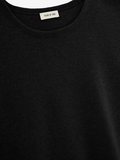 Essentials Milano Knit Tee Black
