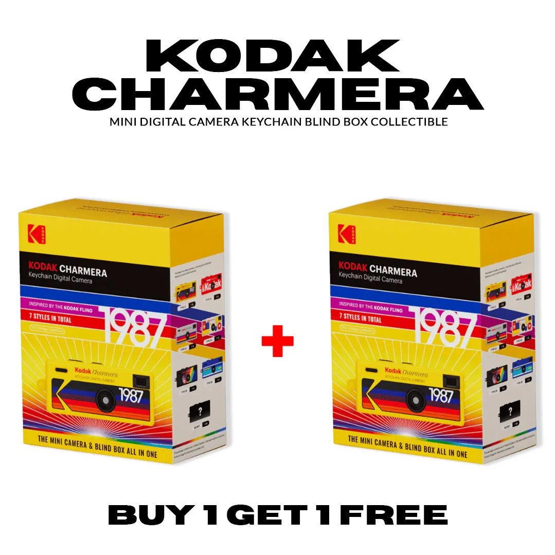 Buy 1 Get 1 Free Kodak Charmera Mini Digital Camera Keychain Blind Box Collectible
