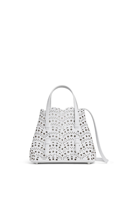 Alaïa Mina 20 Bag In Perforated Vienne Calfskin