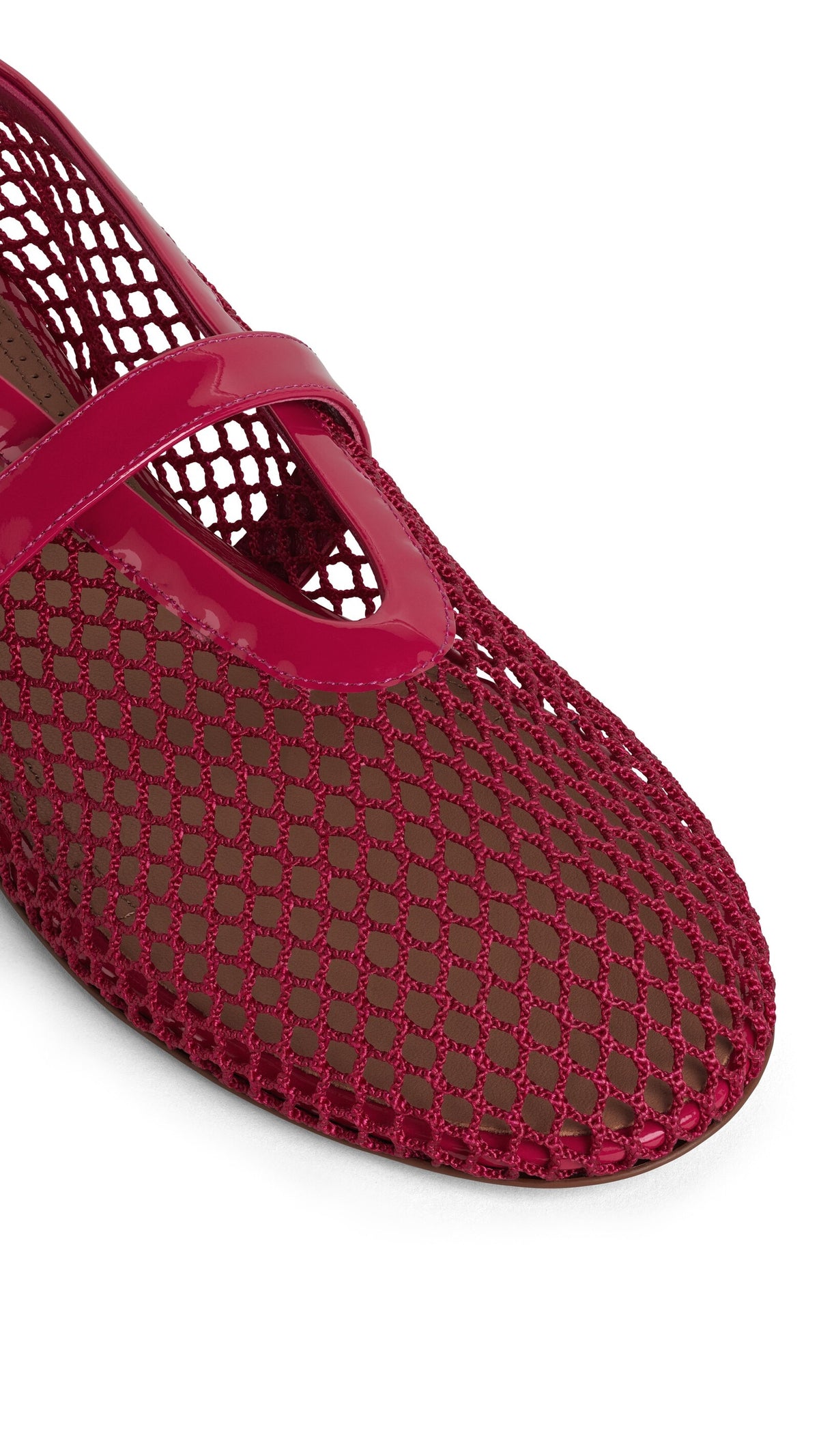 Alaïa Ballet Flats In Fishnet