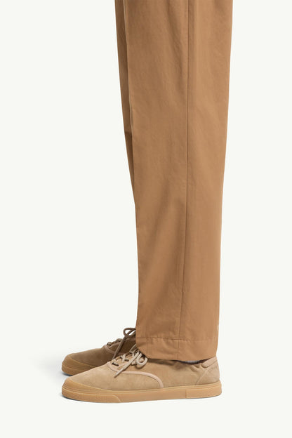 Moncler Technical Cotton Blend Pants Beige Beige
