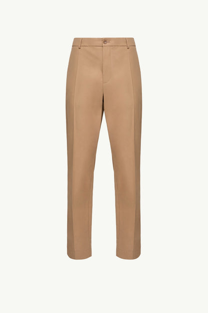 Moncler Technical Cotton Blend Pants Beige Beige