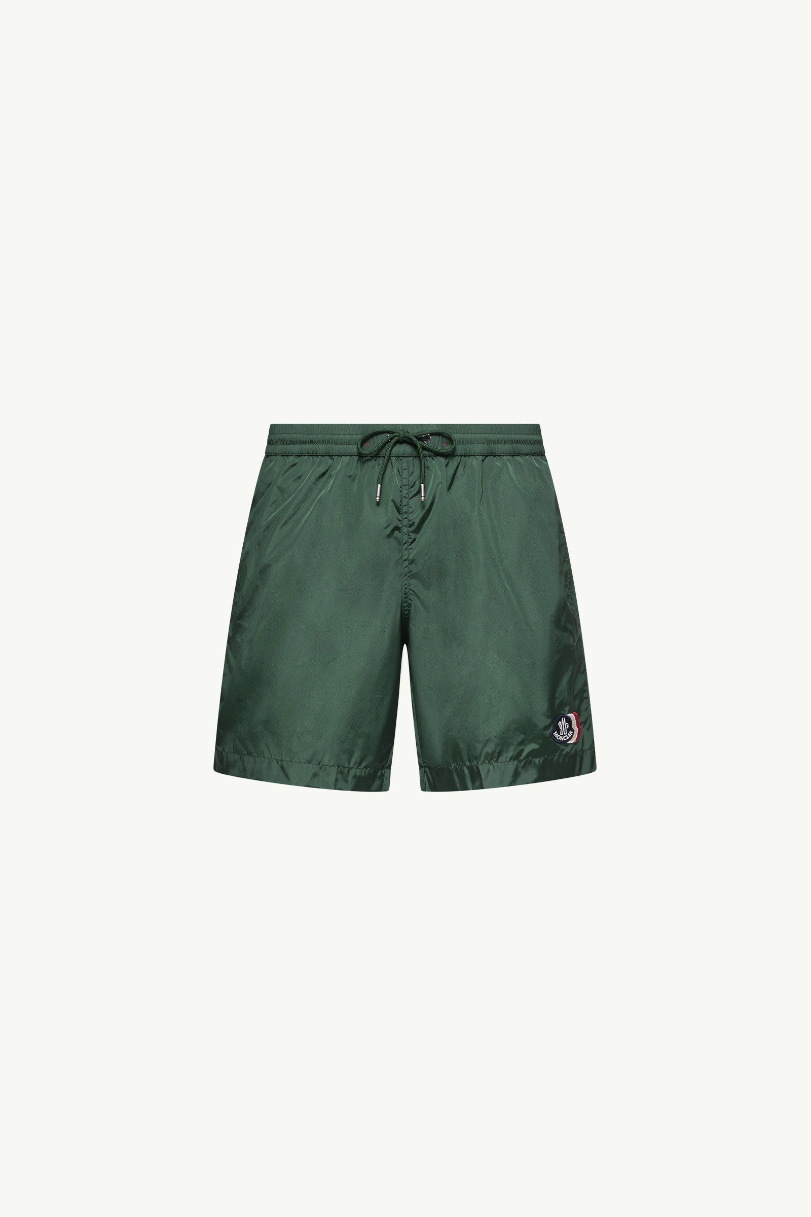 Moncler Logo Patch Swim Shorts Emerald Green Emerald Green