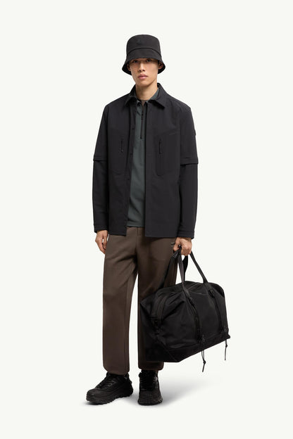 Moncler Logo 2-In1 Shirt Jacket Black Black