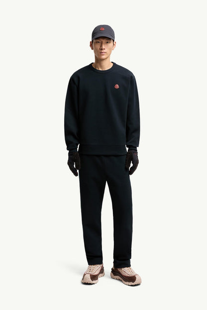 Moncler Stitch-Detailed Sweatshirt Navy Blue Navy Blue