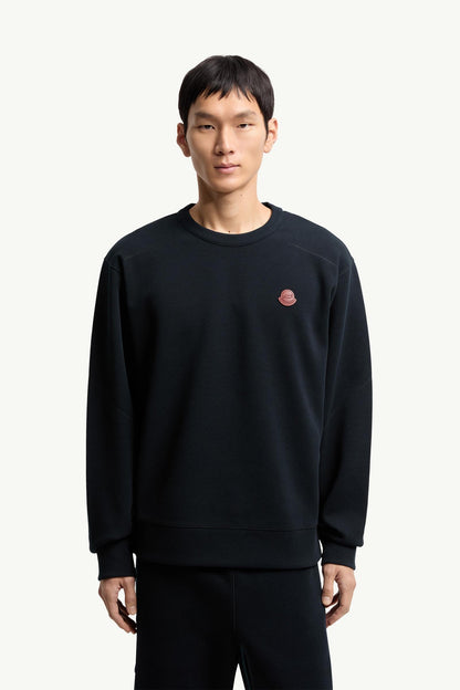 Moncler Stitch-Detailed Sweatshirt Navy Blue Navy Blue