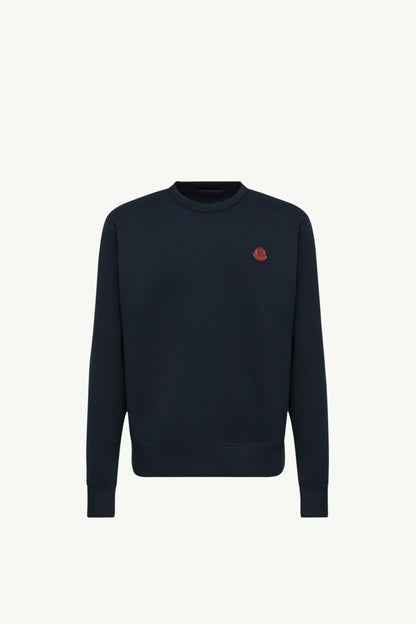 Moncler Stitch-Detailed Sweatshirt Navy Blue Navy Blue