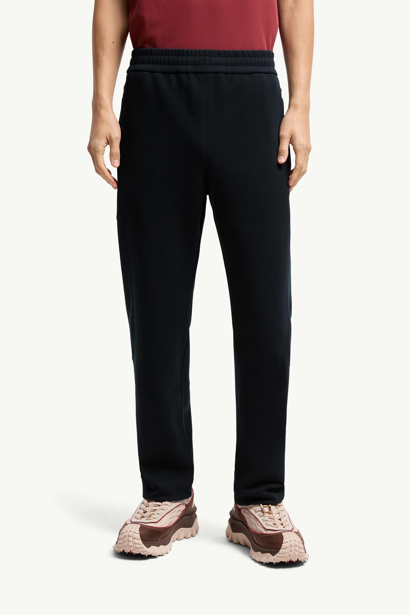 Moncler Stitch-Detailed Sweatpants Navy Blue Navy Blue