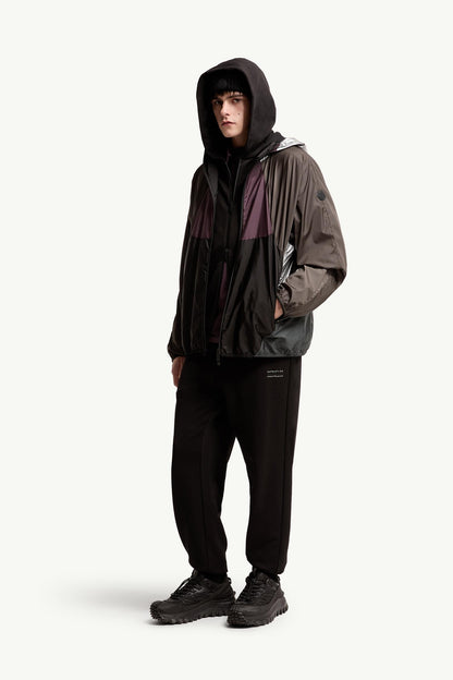 Moncler Logo Cotton Fleece Sweatpants Black Black