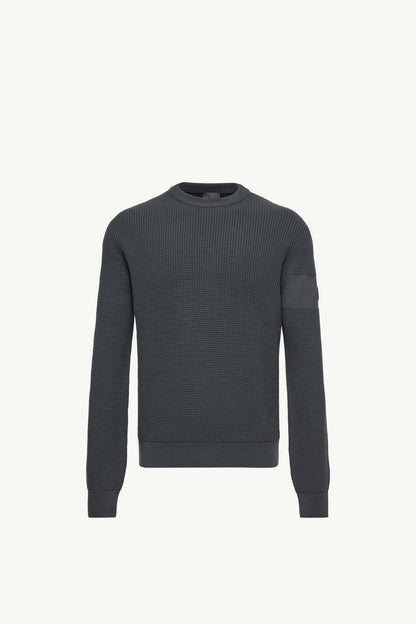 Moncler Logo Wool Sweater Dark Grey Dark Grey
