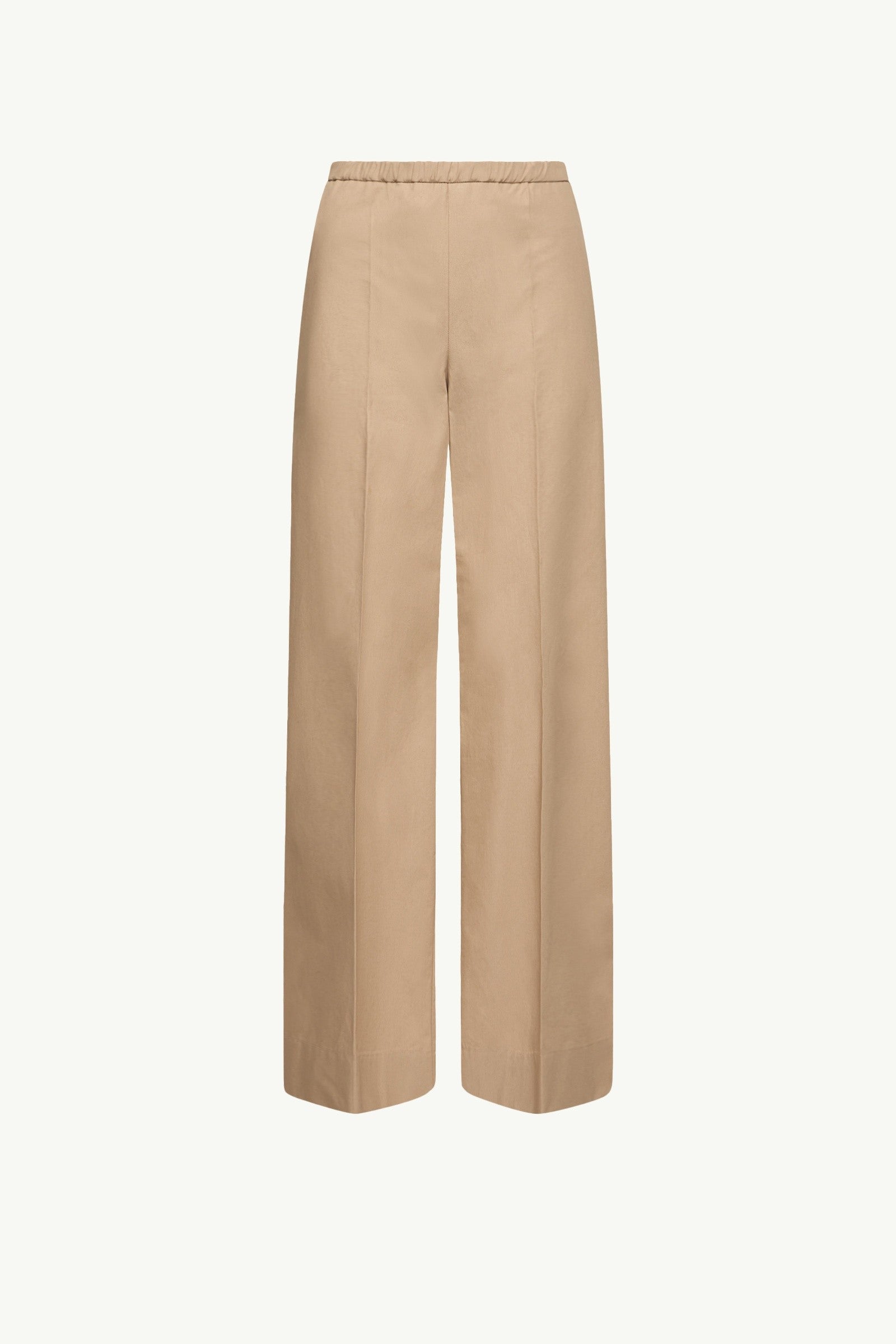 Moncler Cotton Poplin Pants Beige Beige