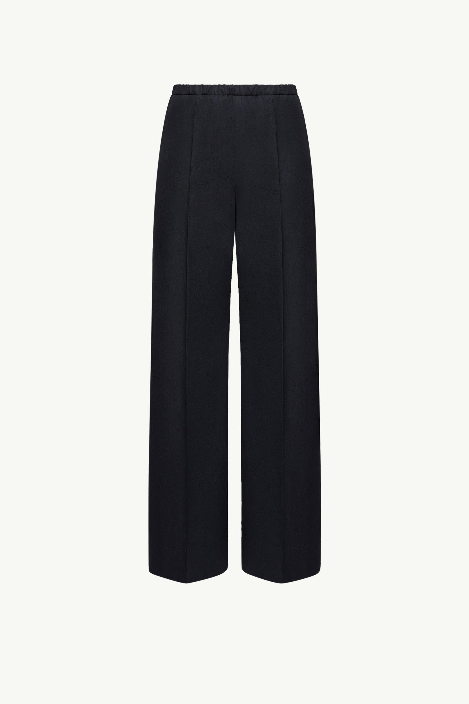 Moncler Cotton Poplin Pants Navy Blue Navy Blue