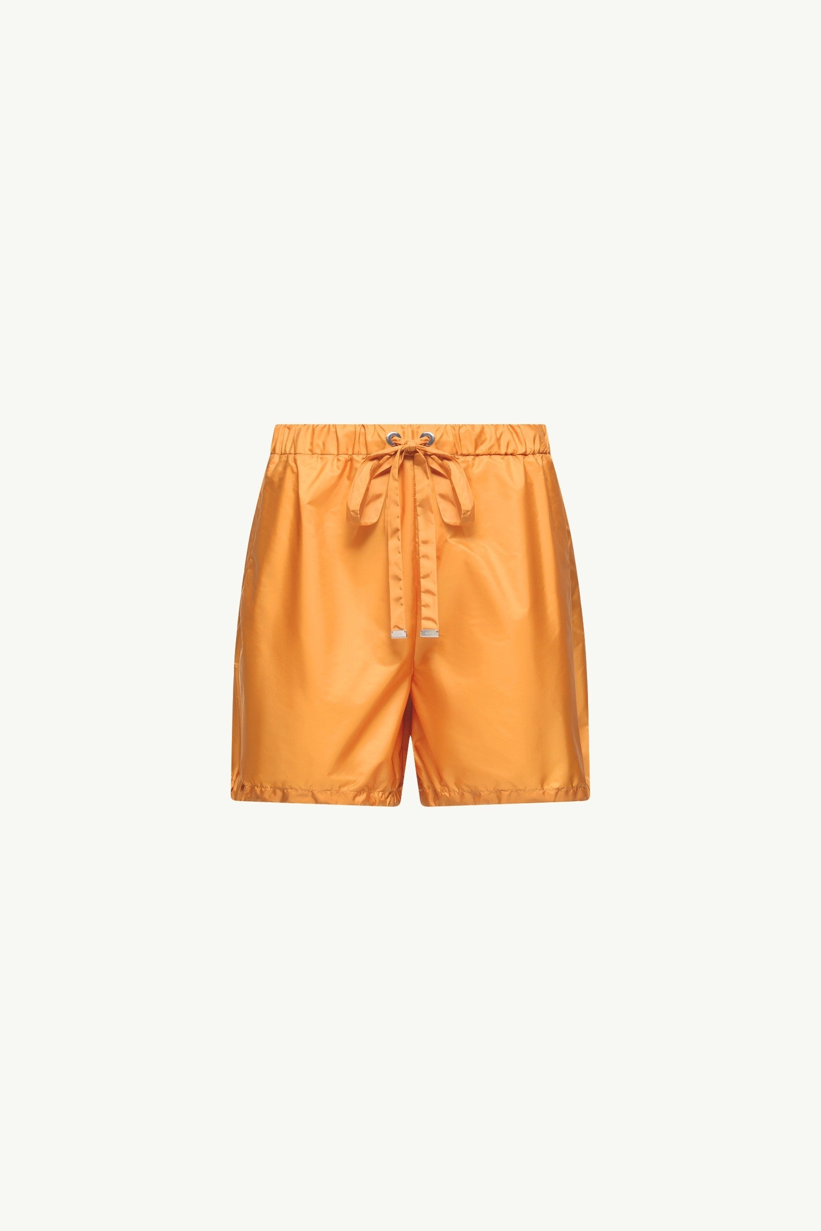 Moncler Logo Patch Taffeta Shorts Yellow Yellow