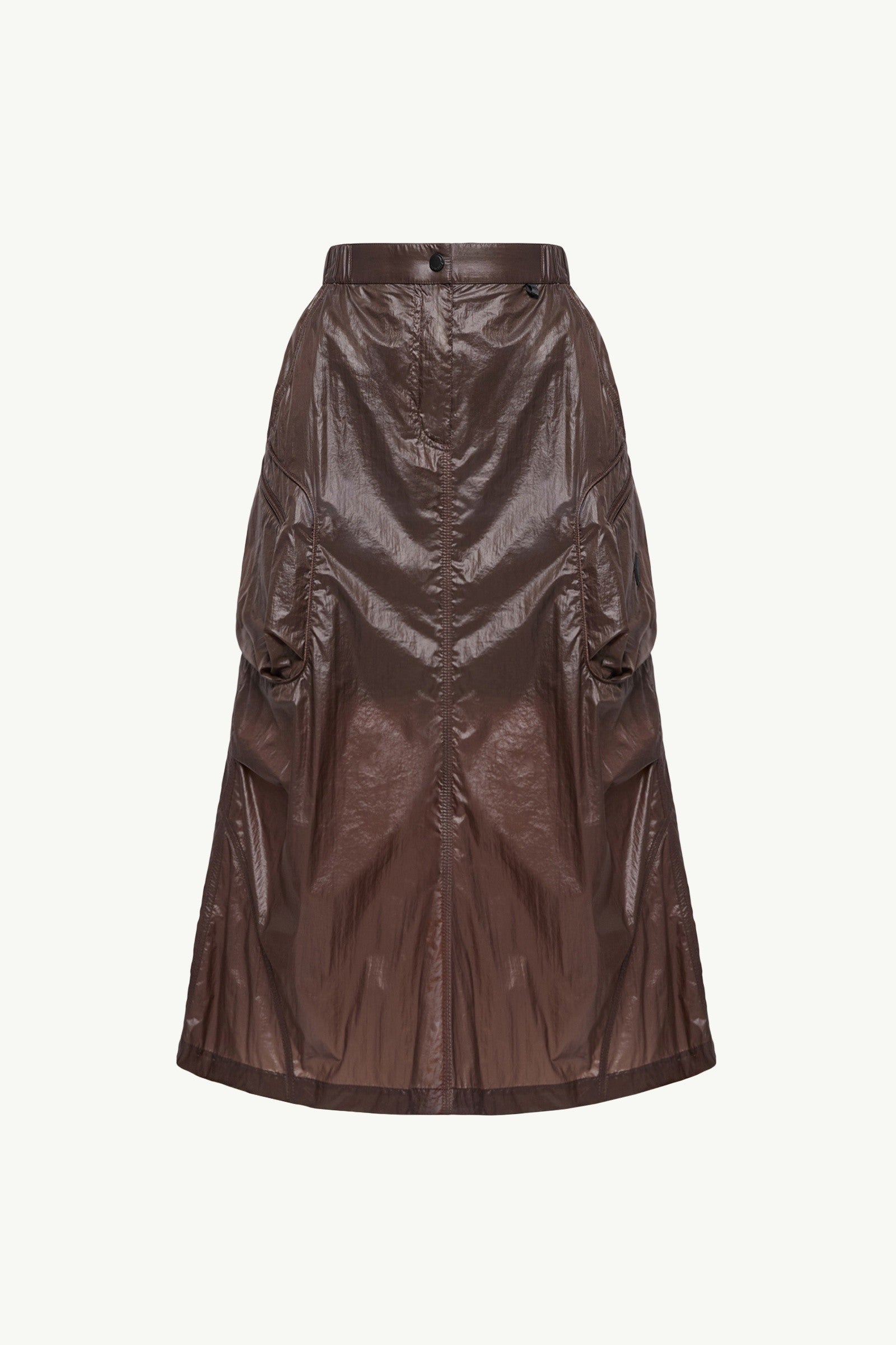 Moncler Cargo Midi Skirt Brown Brown
