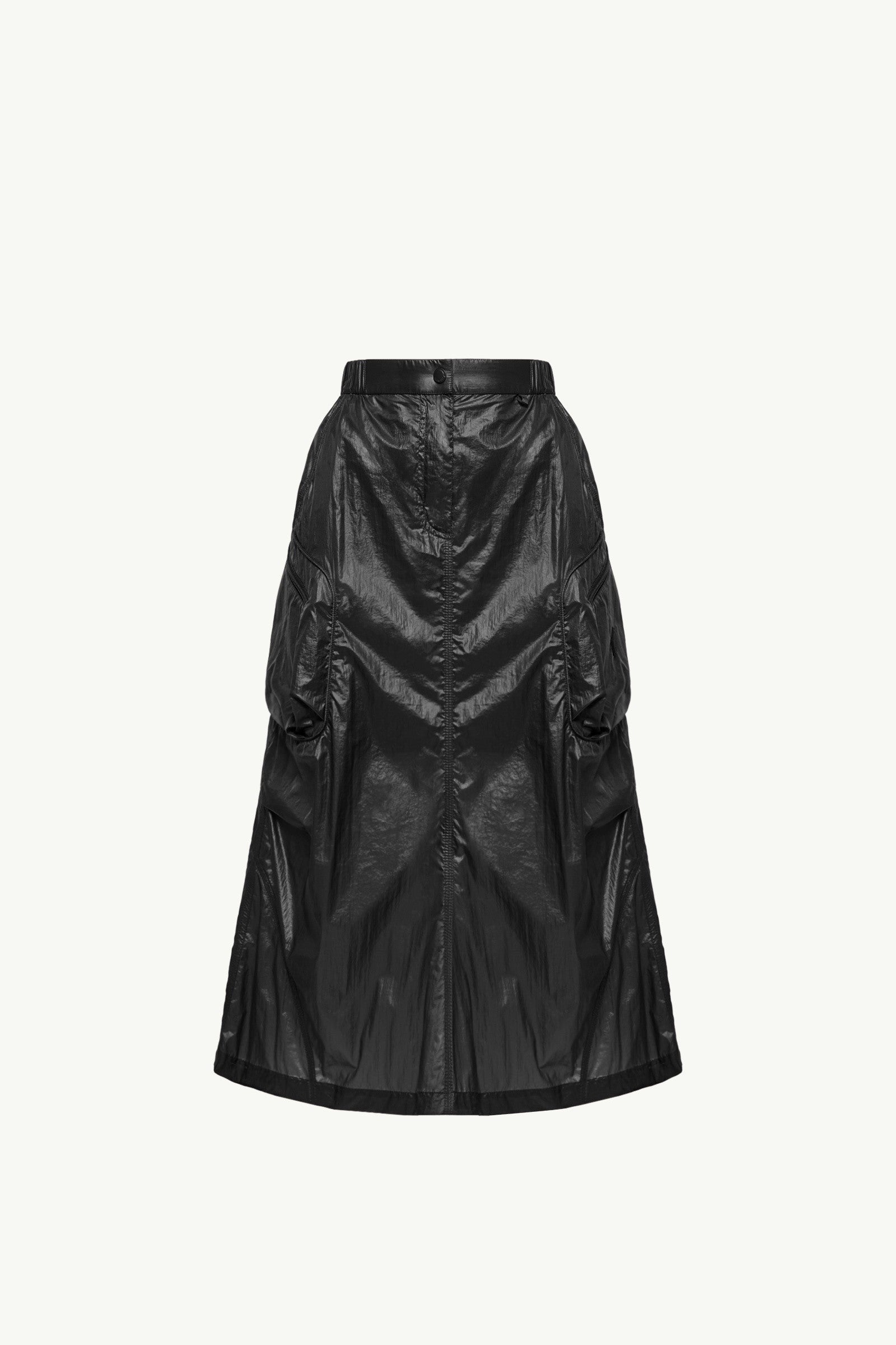 Moncler Cargo Midi Skirt Black Black