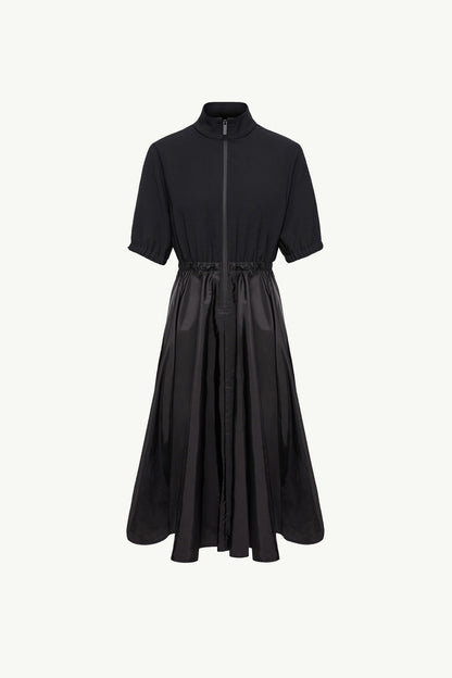 Moncler Midi Dress Black Black