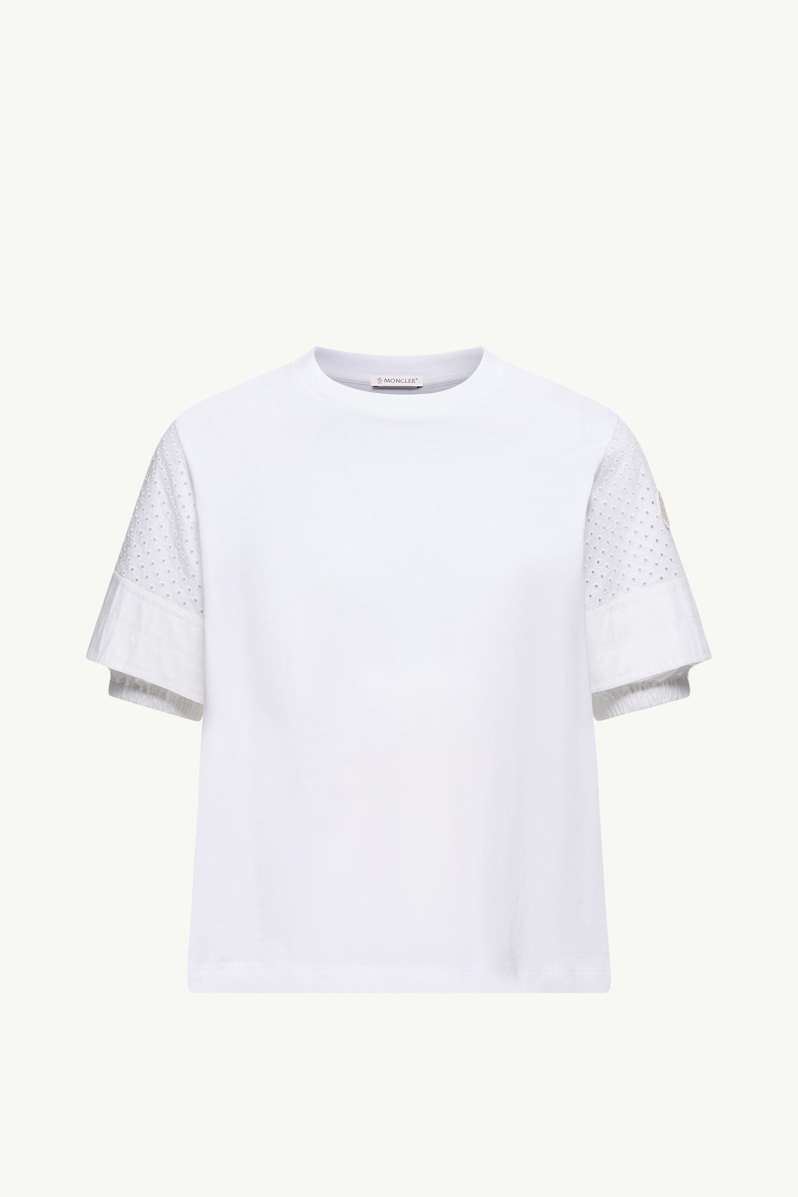 Moncler Cotton Jersey San Gallo T-Shirt White White