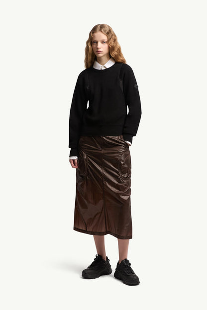 Moncler Cotton Sweater Black Black