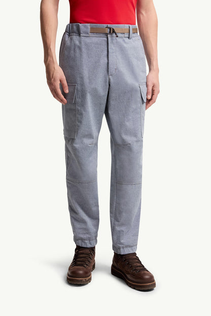 Moncler Chambray Jogging Pants Light Blue Light Blue