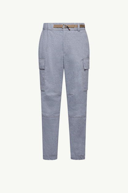 Moncler Chambray Jogging Pants Light Blue Light Blue