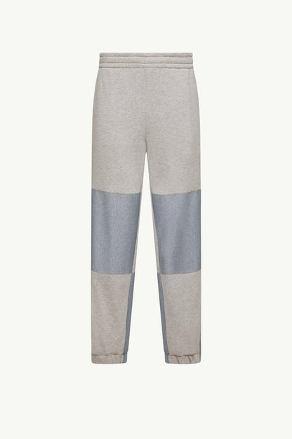 Moncler Cotton & Chambray Sweatpants Grey Grey