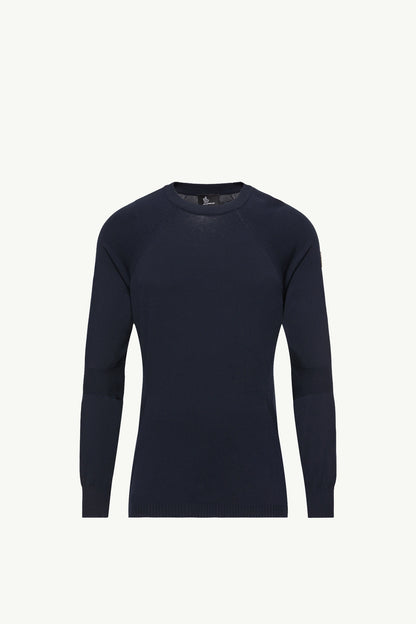 Moncler Logo Sweater Navy Blue Navy Blue