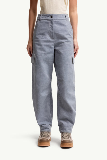 Moncler Chambray Pants Light Blue Light Blue