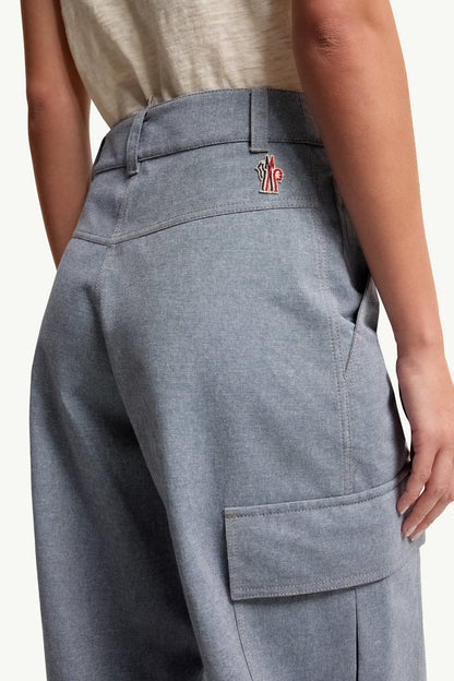 Moncler Chambray Pants Light Blue Light Blue