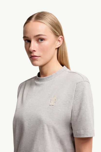 Moncler Logo Patch Cotton Blend T-Shirt (Three Pack) White & Black & Grey White & Black & Grey