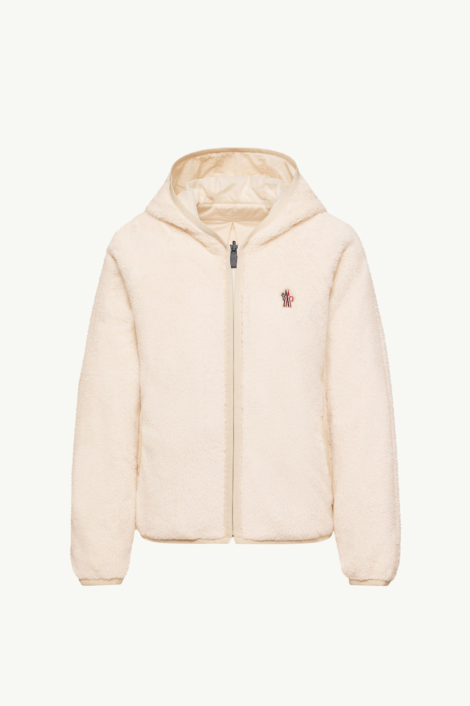 Moncler Reversible Polartec® High Loft™ Hoodie White Ivory White Ivory