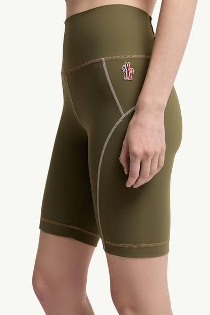 Moncler Polartec® Shorts Olive Green Olive Green