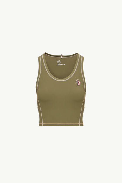 Moncler Polartec® Tank Top Olive Green Olive Green