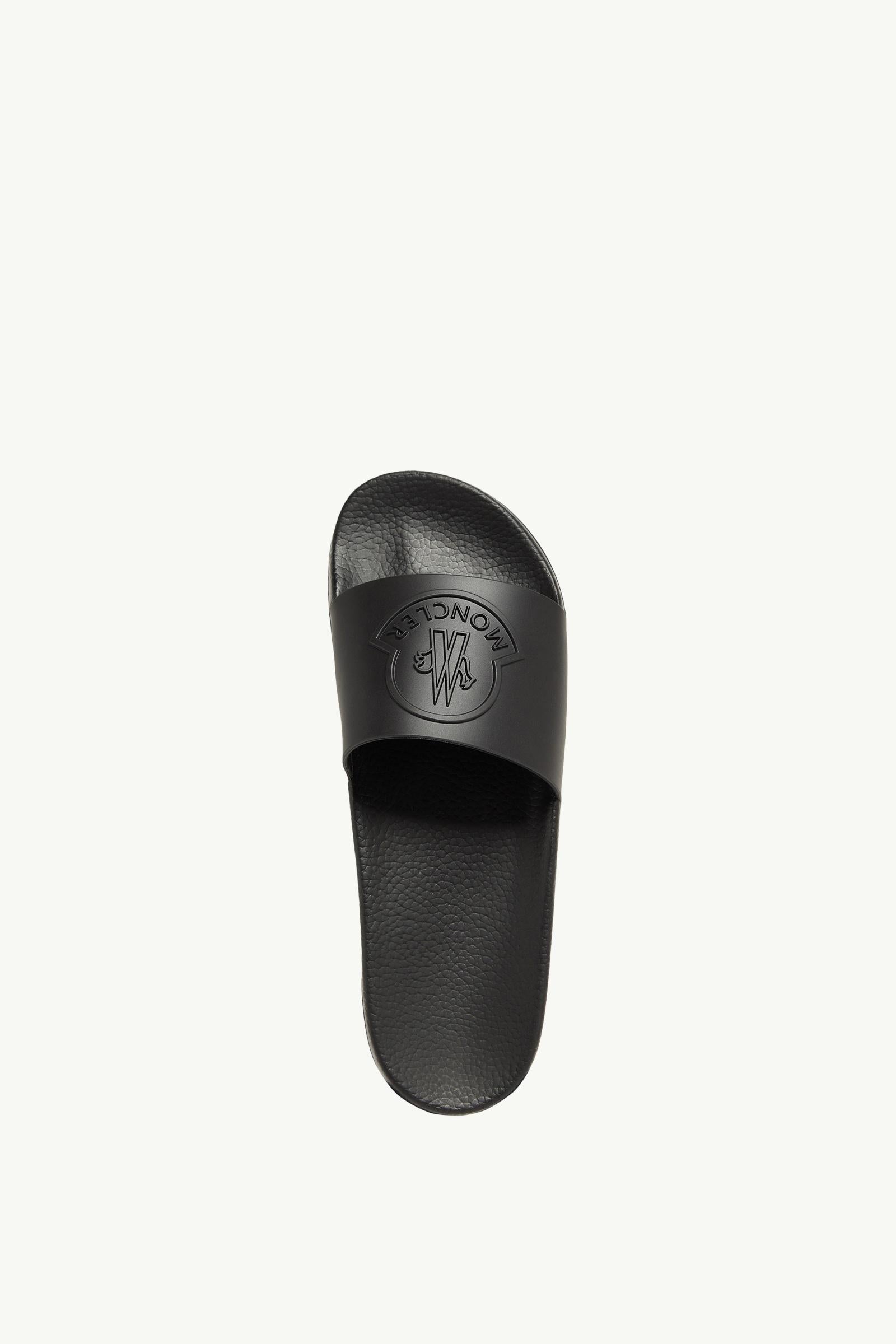 Moncler Basile Rubber Slides Black