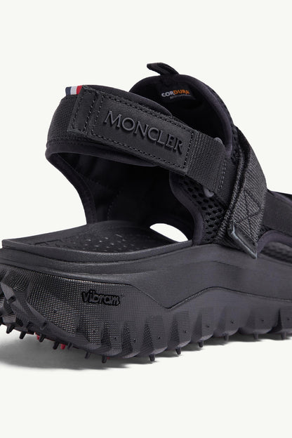 Moncler Trailgrip Vela Sandals Black