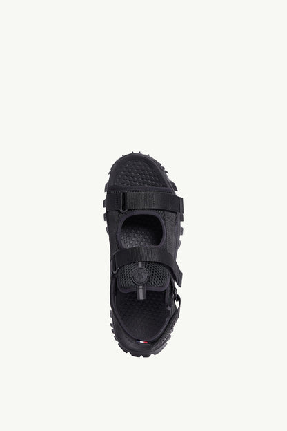 Moncler Trailgrip Vela Sandals Black