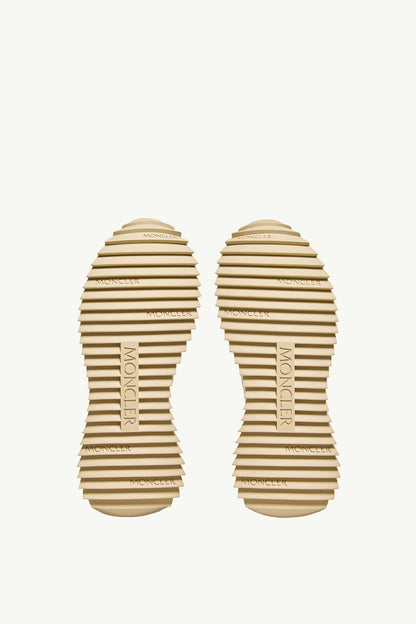 Moncler Pacey2 Suede & Nubuck Sneakers Light Beige