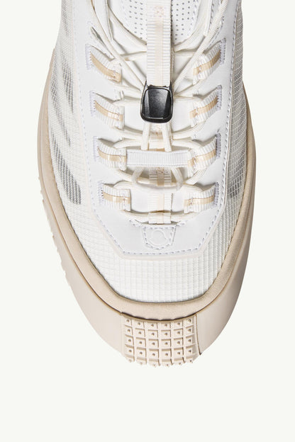 Moncler Trailgrip LP Suede & Nubuck Sneaker White