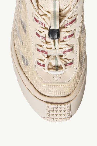 Moncler Trailgrip LP Suede & Nubuck Sneaker Light Beige