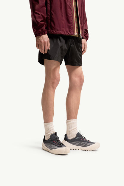 Moncler Trailgrip LP Suede & Nubuck Sneaker Navy Blue