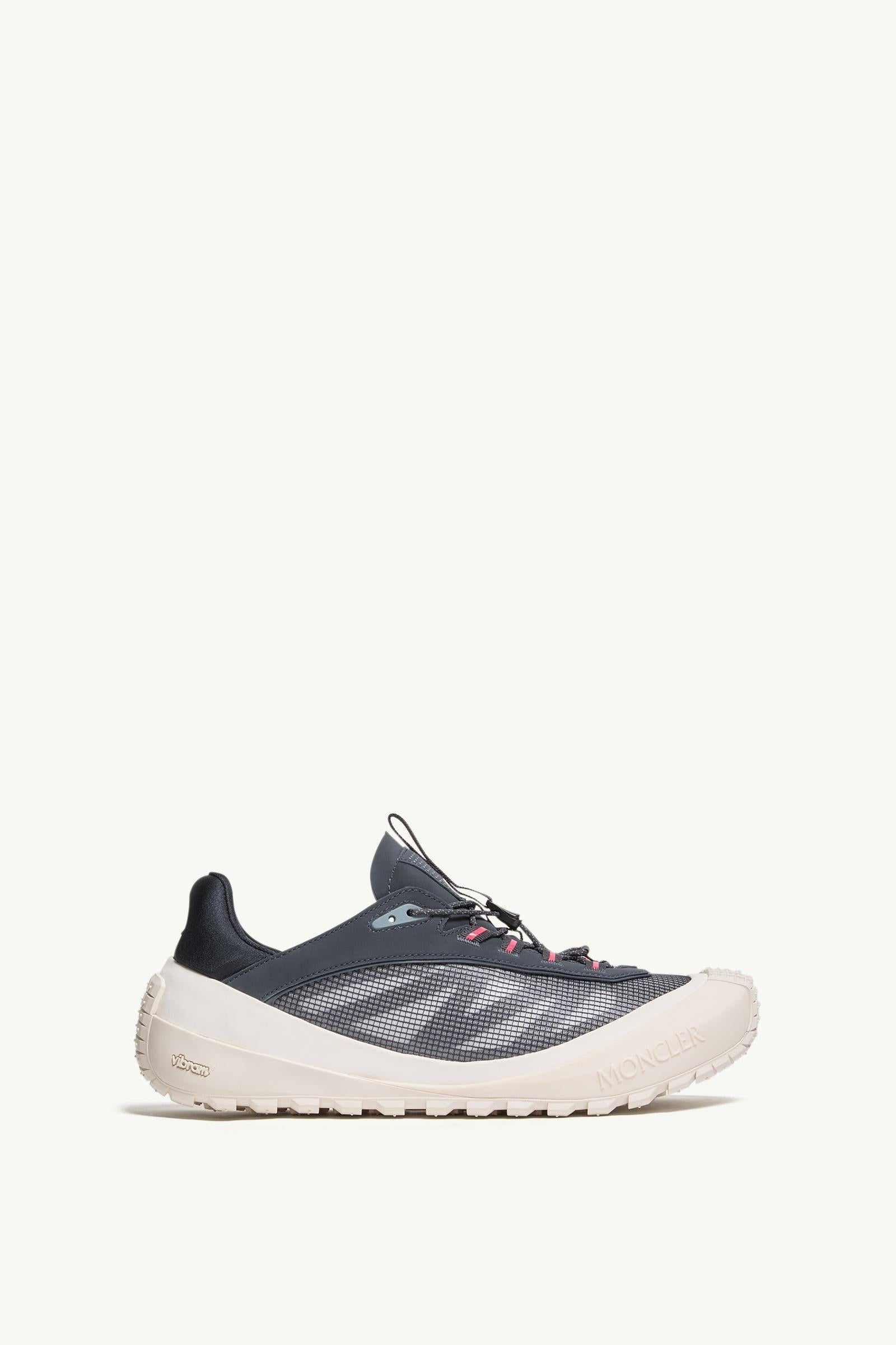 Moncler Trailgrip LP Suede & Nubuck Sneaker Navy Blue
